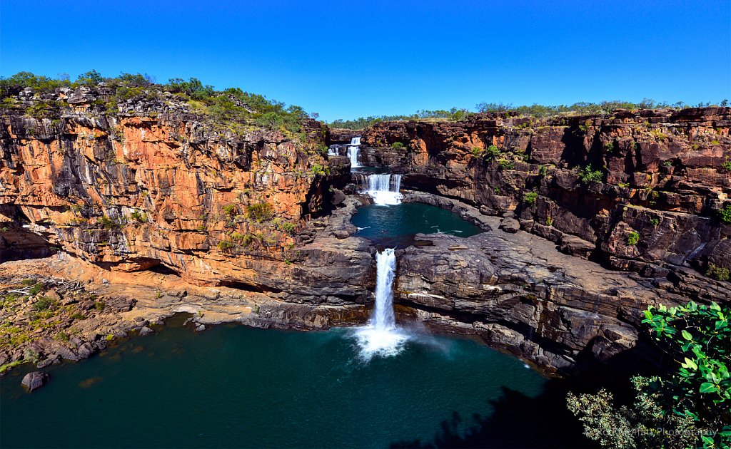 Four tiers of Mitchell Falls