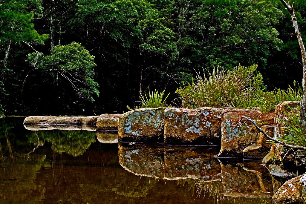 Rock platform in Kangaroo River